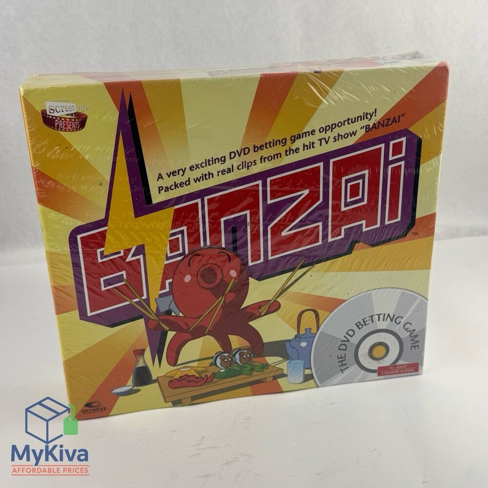 NEW Sealed BANZAI DVD Betting Game Based on Hit Japanese TV Show